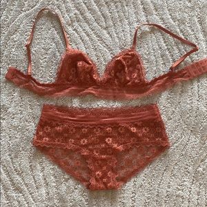 Victoria’s Secret bralette and panty set